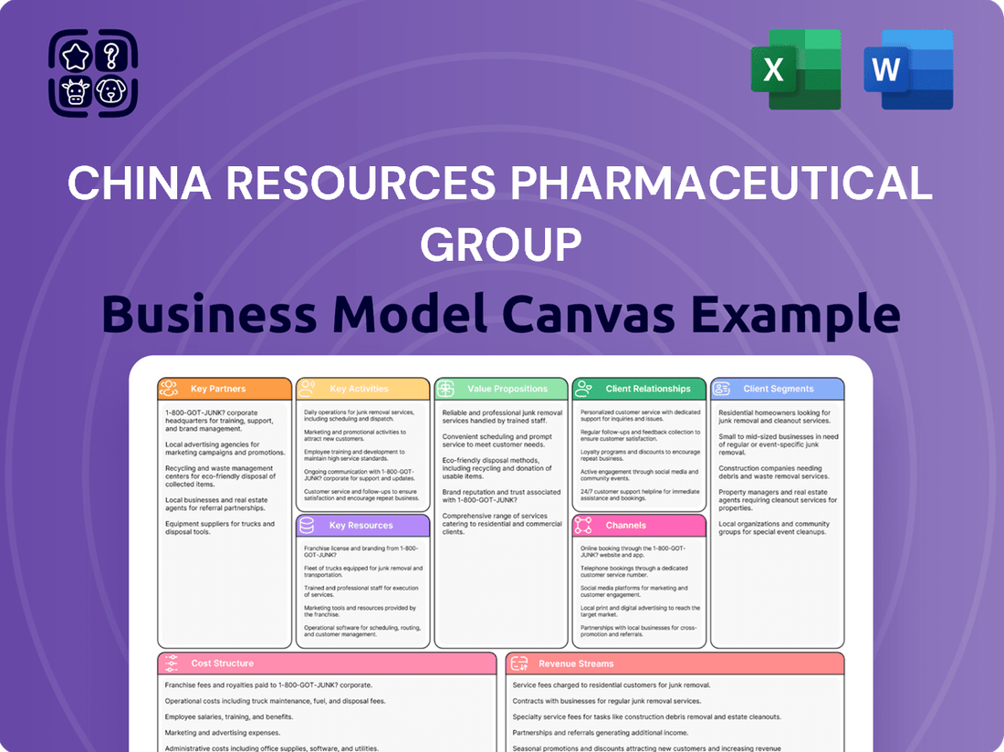 China Resources Pharmaceutical Group Business Model Canvas