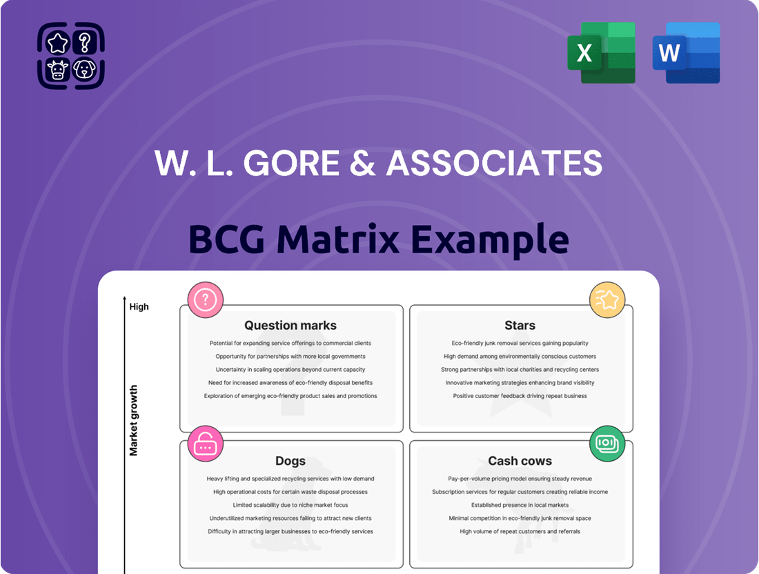 W. L. Gore & Associates Boston Consulting Group Matrix