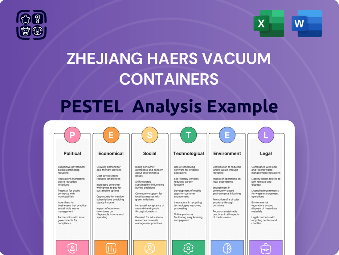 Zhejiang Haers Vacuum Containers PESTLE Analysis