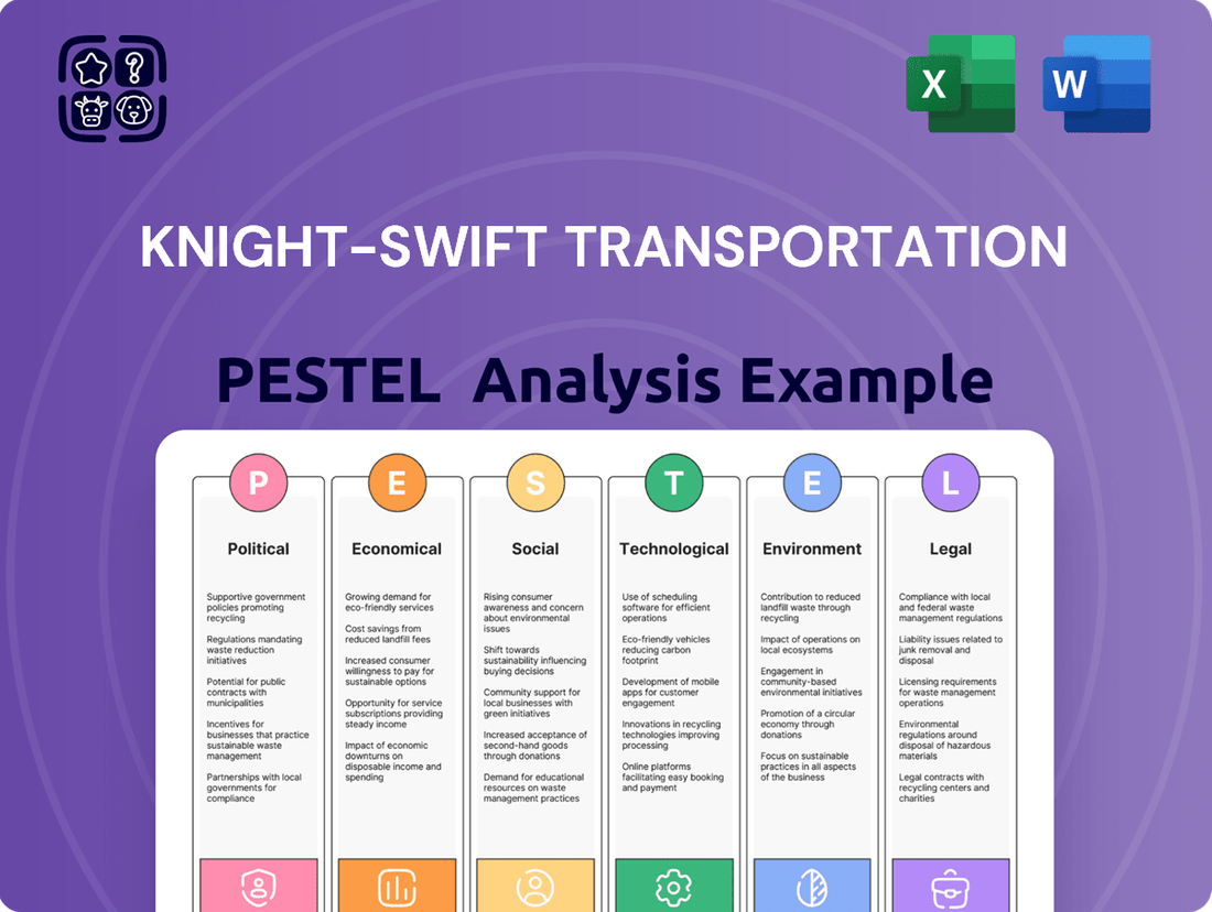 Knight-Swift Transportation PESTLE Analysis