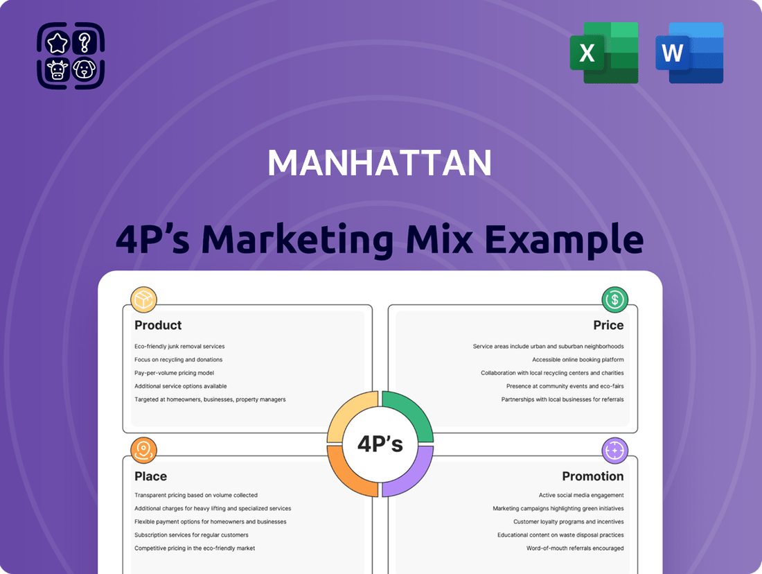 Manhattan Marketing Mix