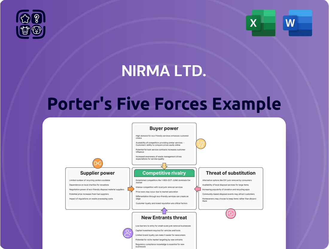 Nirma Ltd. Porter's Five Forces Analysis