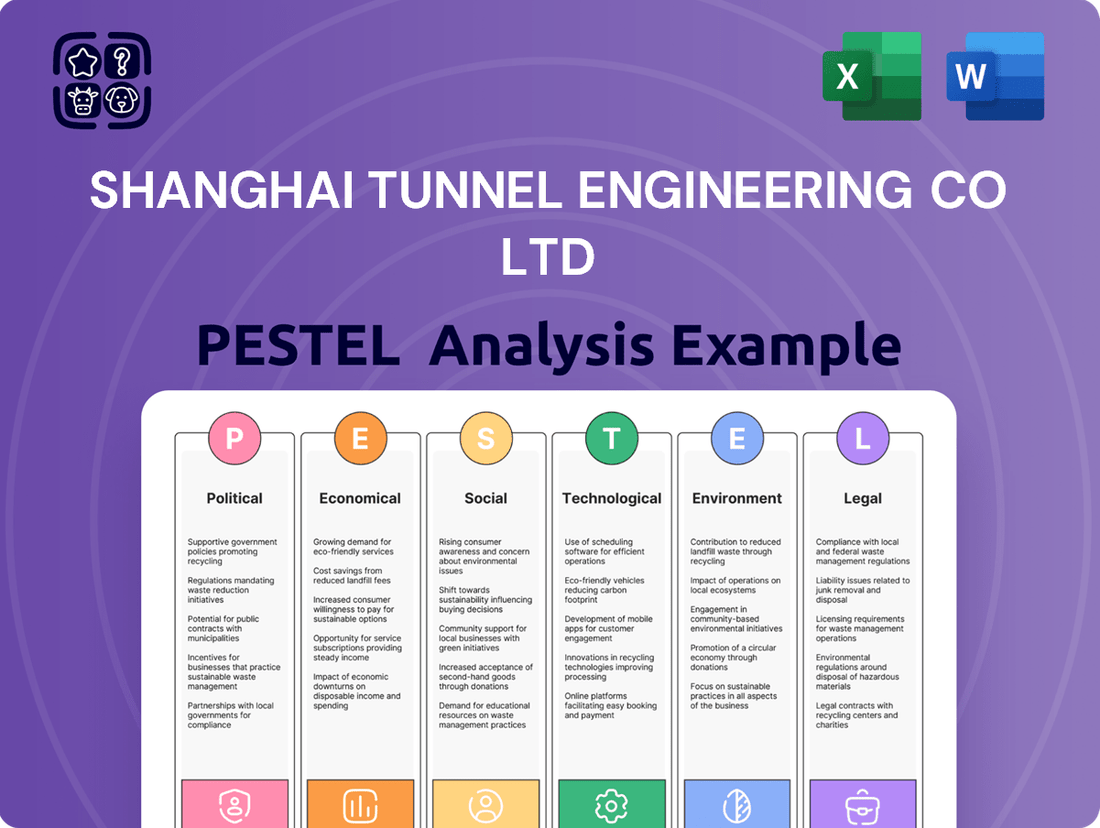 Shanghai Tunnel Engineering Co Ltd PESTLE Analysis