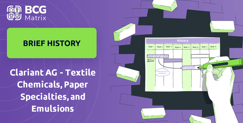 What is Brief History of Clariant AG - Textile Chemicals, Paper Specialties, and Emulsions Businesses Company?