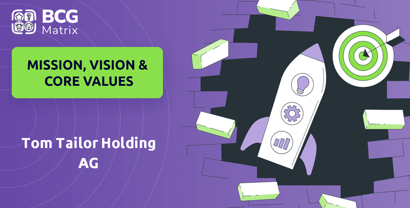 What are Mission Vision & Core Values of Tom Tailor Holding AG Company?