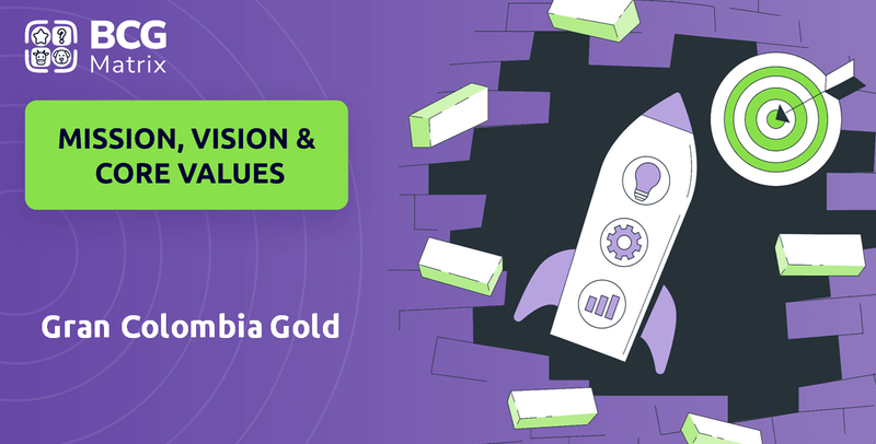 What are Mission Vision & Core Values of Gran Colombia Gold Company?