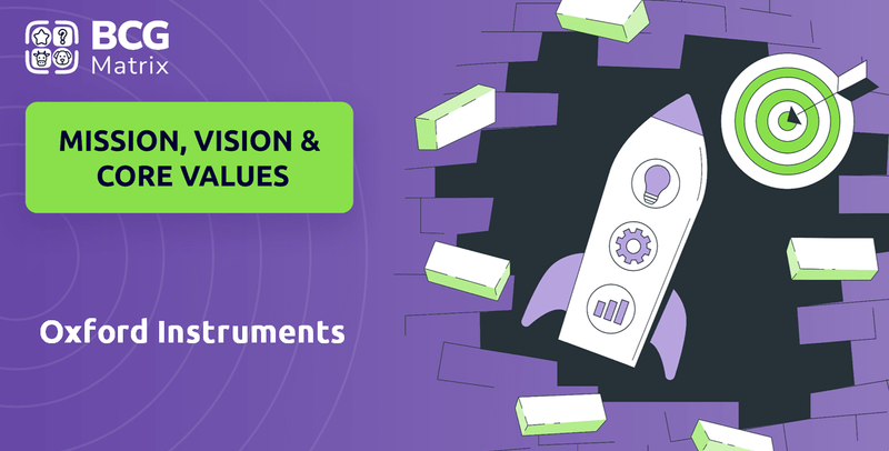 What are Mission Vision & Core Values of Oxford Instruments Company?