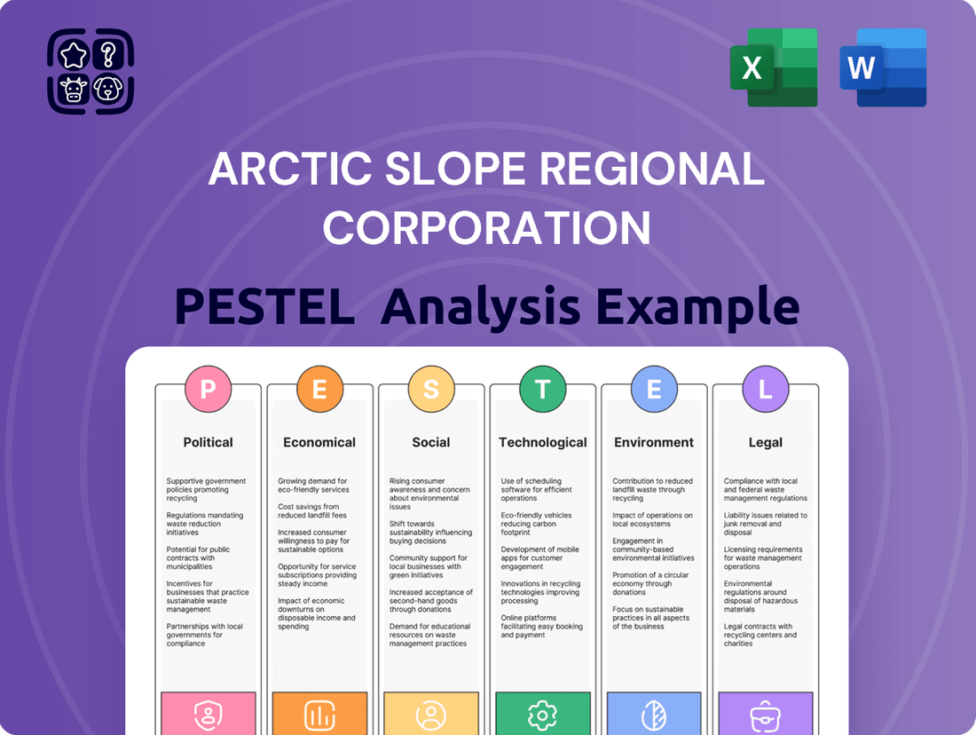 Arctic Slope Regional Corporation PESTLE Analysis