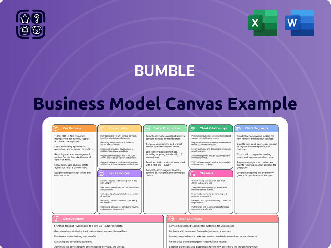 Bumble Business Model Canvas