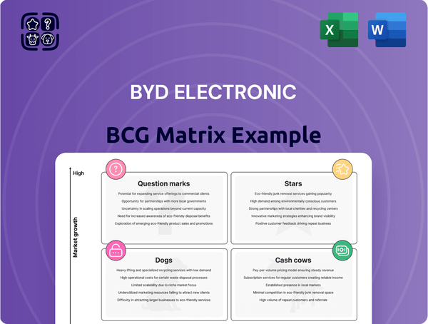 BYD Electronic Boston Consulting Group Matrix