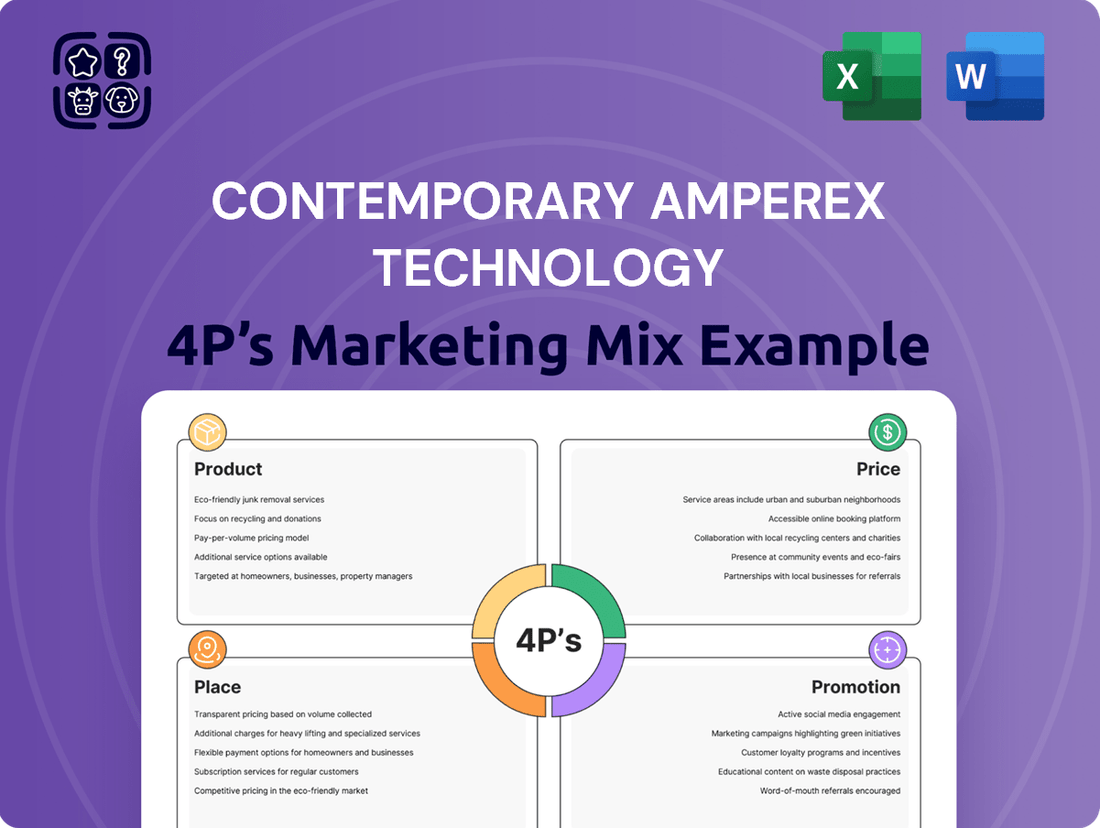 Contemporary Amperex Technology Marketing Mix