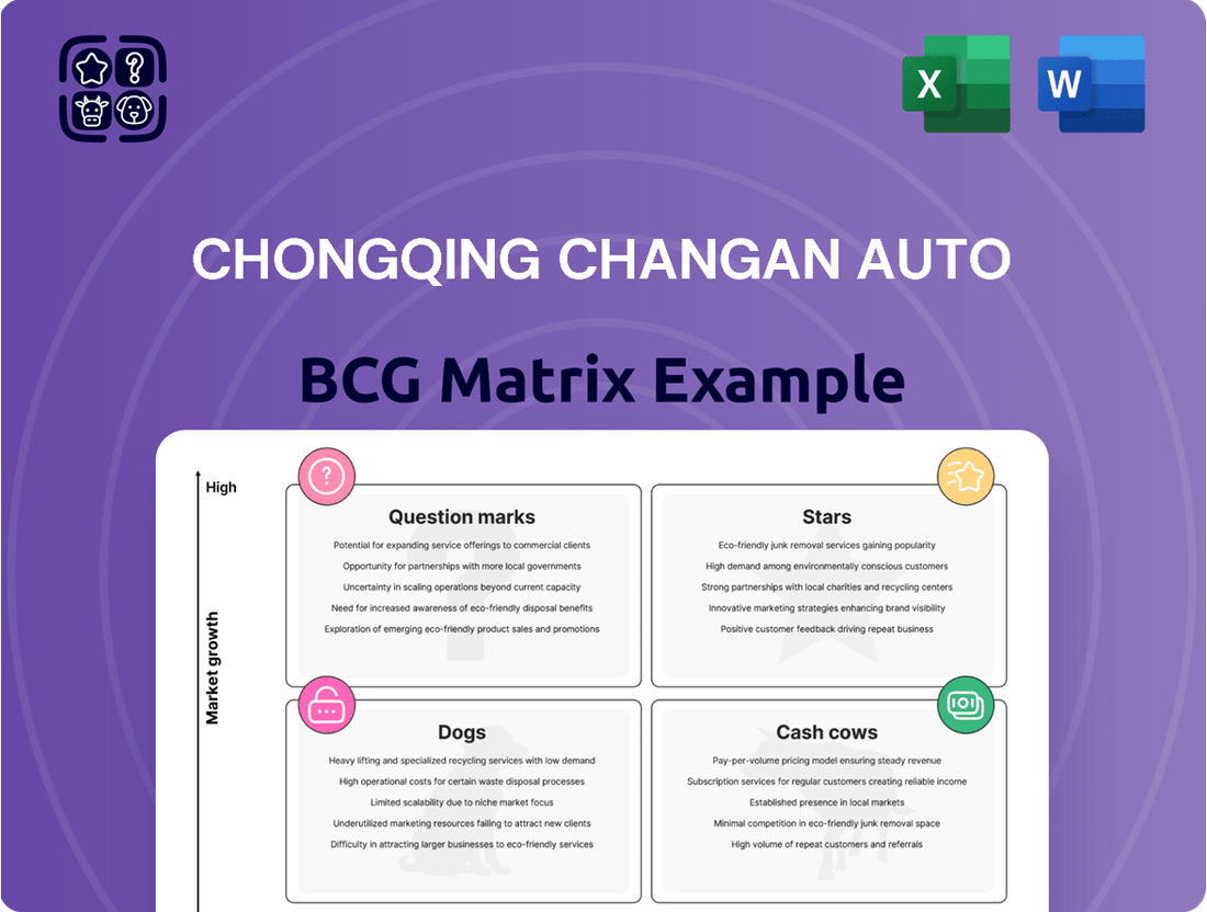 Chongqing Changan Auto Boston Consulting Group Matrix