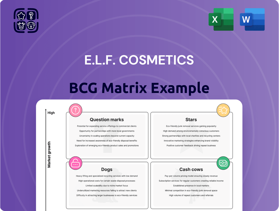 e.l.f. Cosmetics Boston Consulting Group Matrix