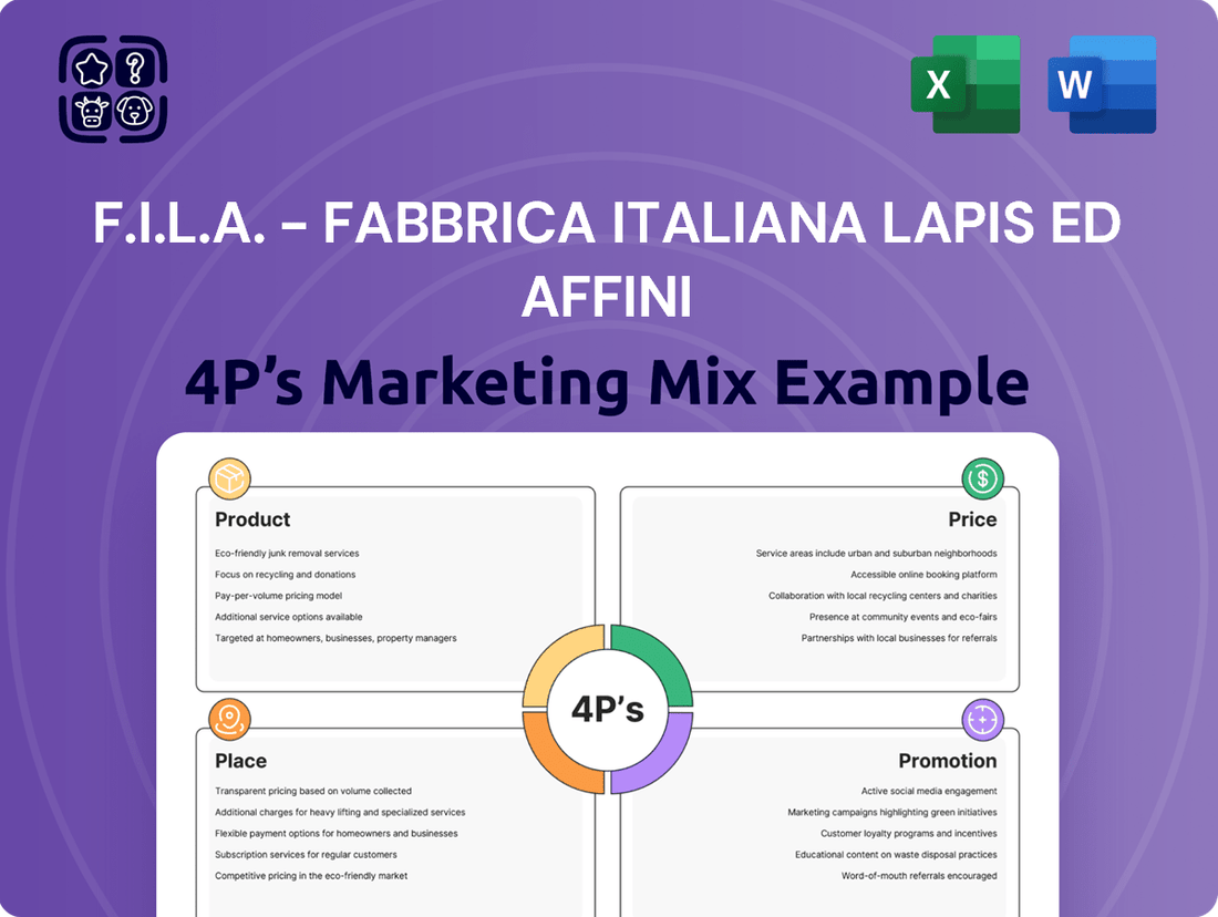 F.I.L.A. - Fabbrica Italiana Lapis ed Affini Marketing Mix