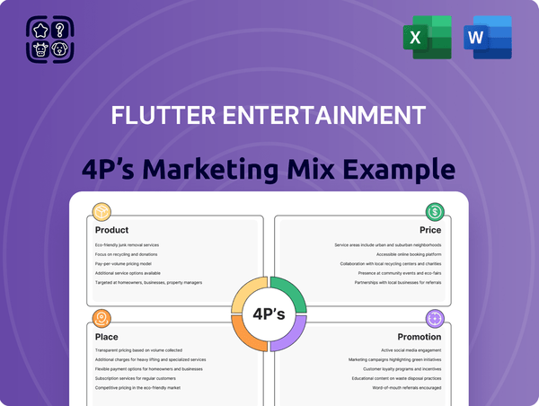 Flutter Entertainment Marketing Mix