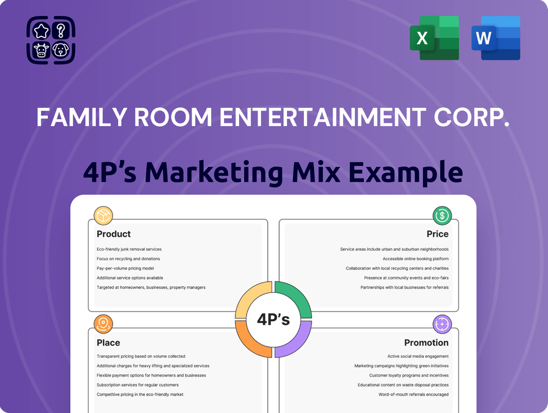 Family Room Entertainment Corp. Marketing Mix