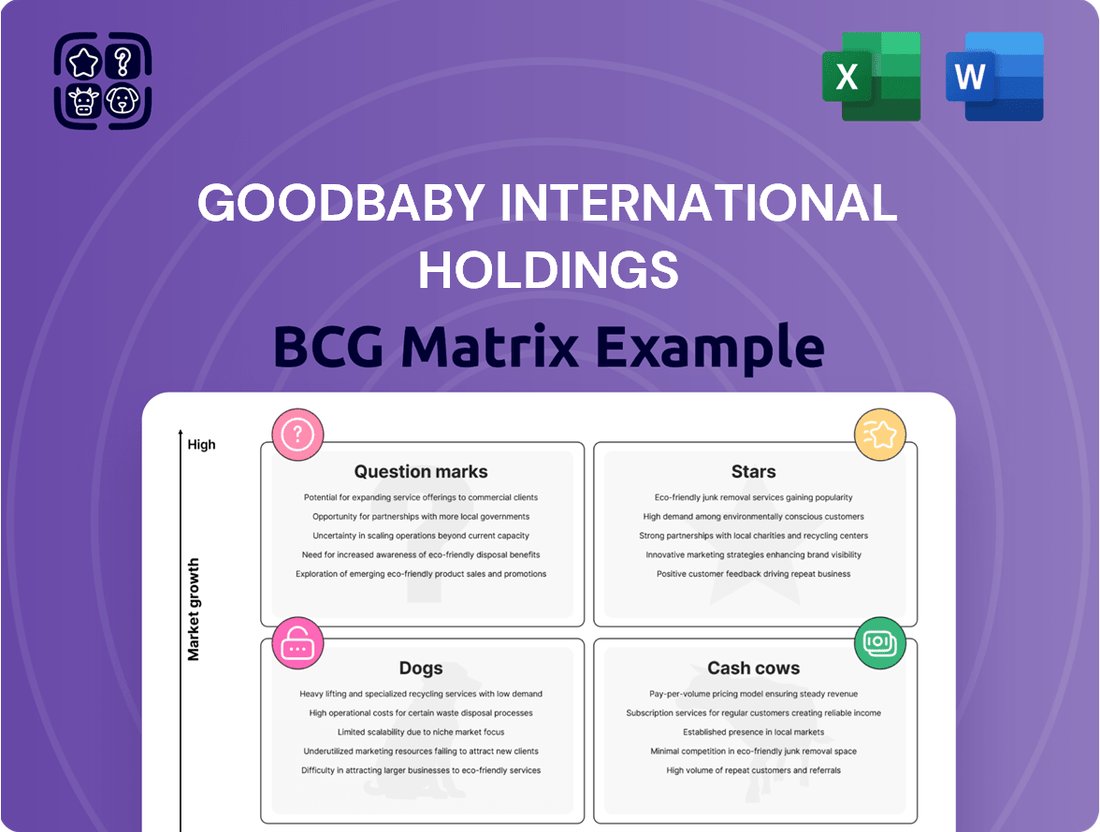 Goodbaby International Holdings Boston Consulting Group Matrix
