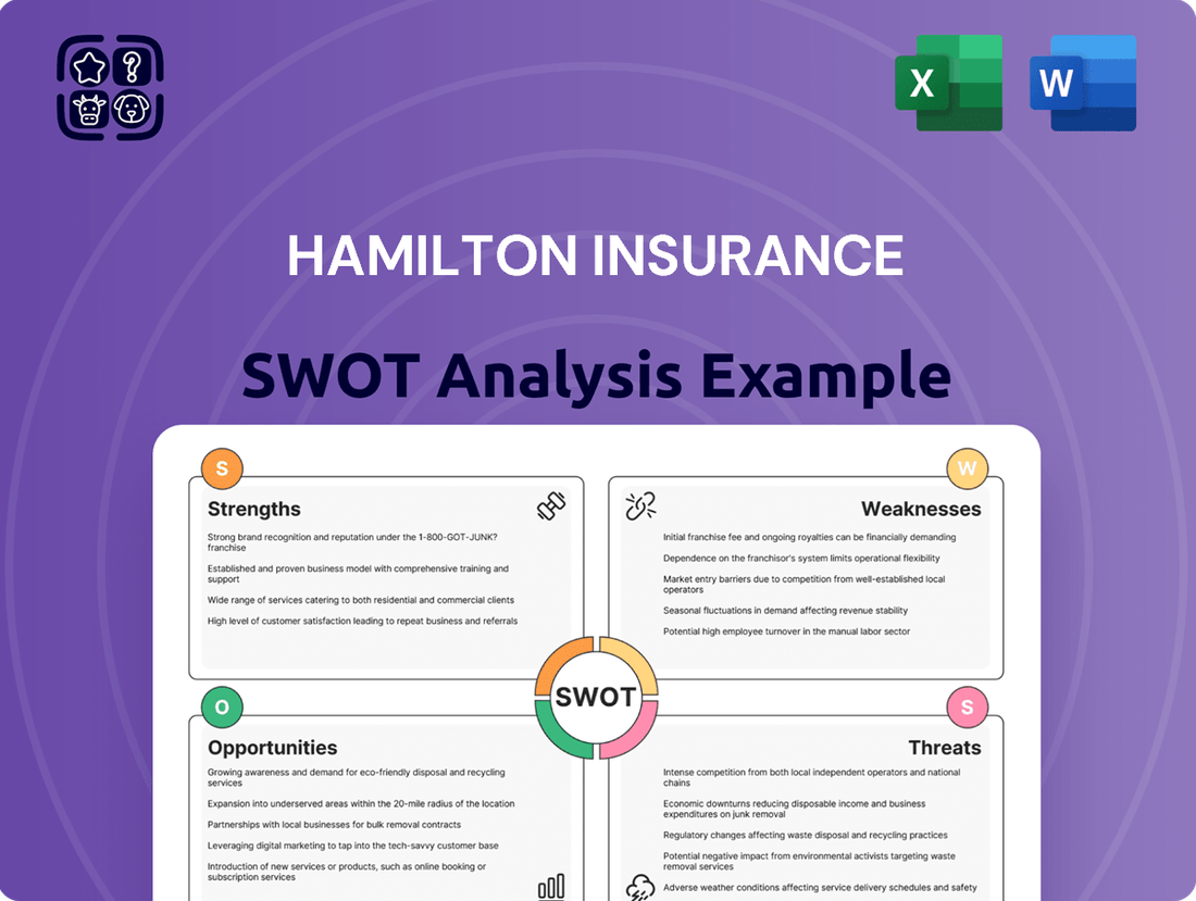 Hamilton Insurance SWOT Analysis