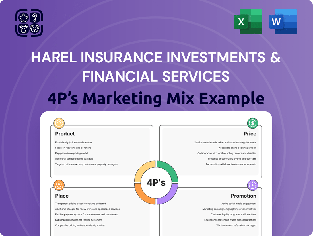 Harel Insurance Investments & Financial Services Marketing Mix