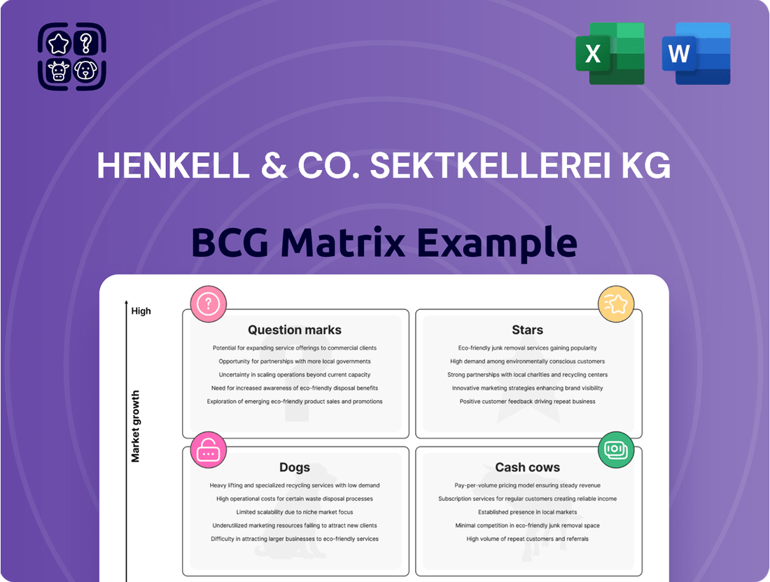 Henkell & Co. Sektkellerei KG Boston Consulting Group Matrix