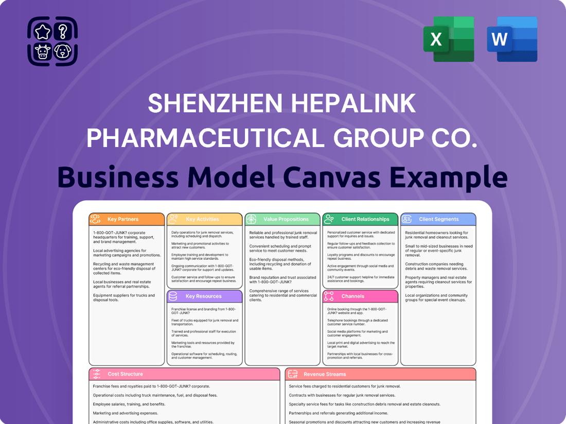 Shenzhen Hepalink Pharmaceutical Group Co. Business Model Canvas