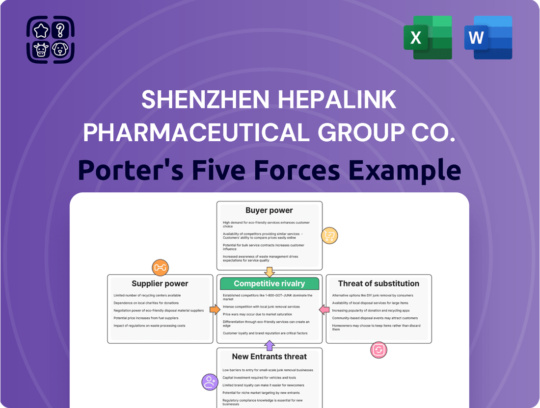 Shenzhen Hepalink Pharmaceutical Group Co. Porter's Five Forces Analysis