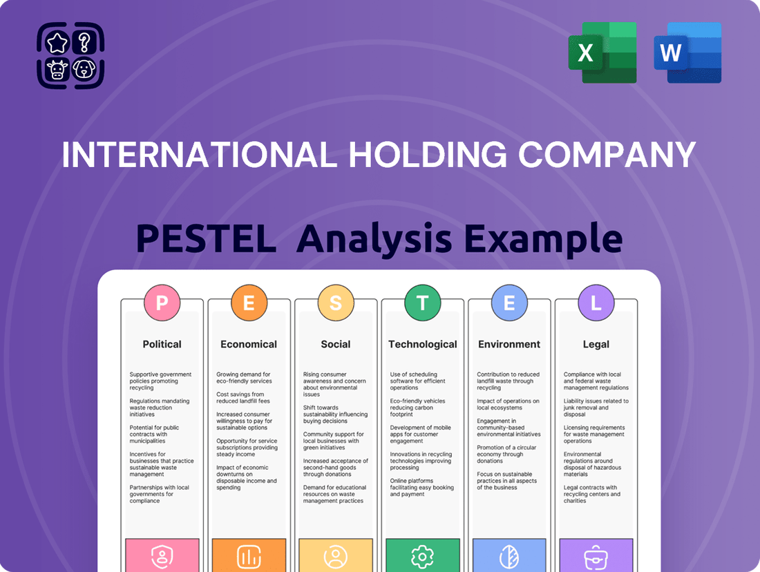 International Holding Company PESTLE Analysis