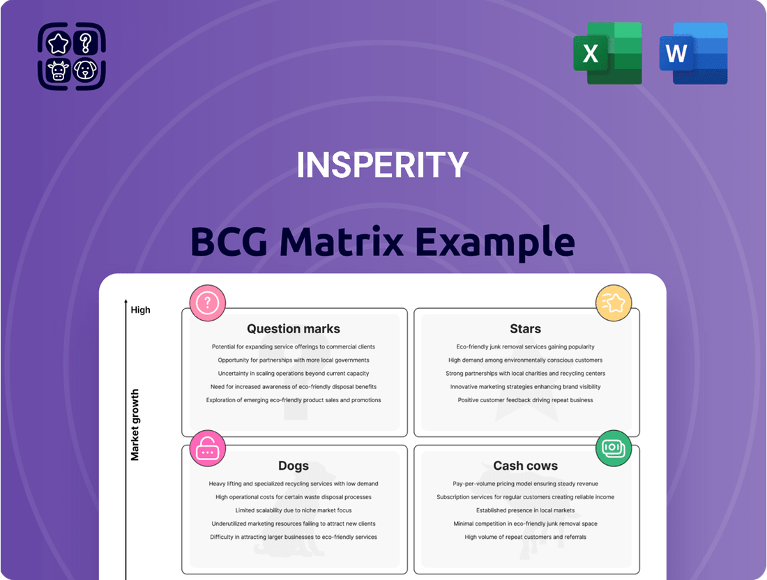 Insperity Boston Consulting Group Matrix