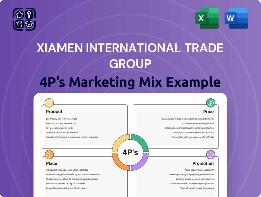 Xiamen International Trade Group Marketing Mix