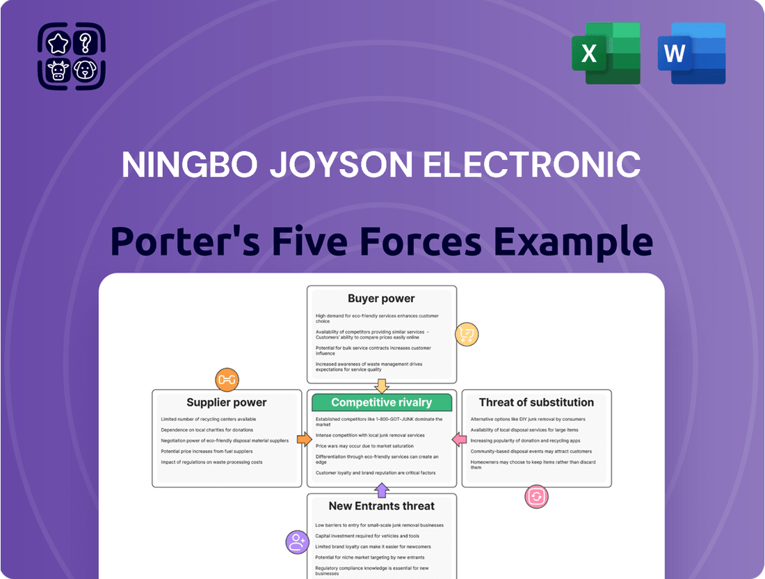Ningbo Joyson Electronic Porter's Five Forces Analysis