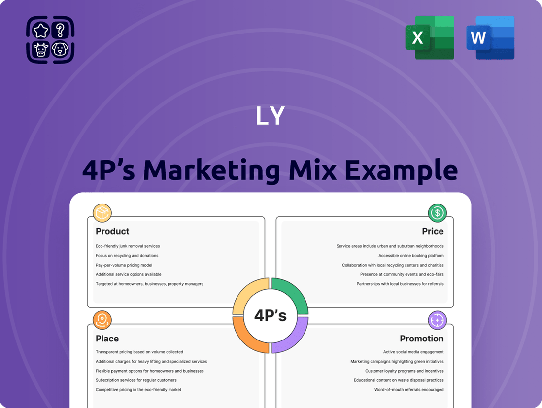 LY Marketing Mix