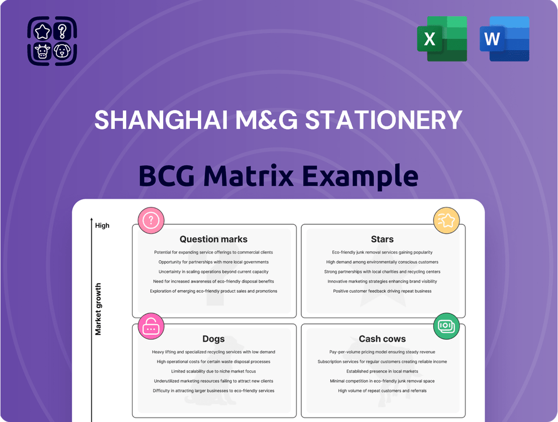 Shanghai M&G Stationery Boston Consulting Group Matrix