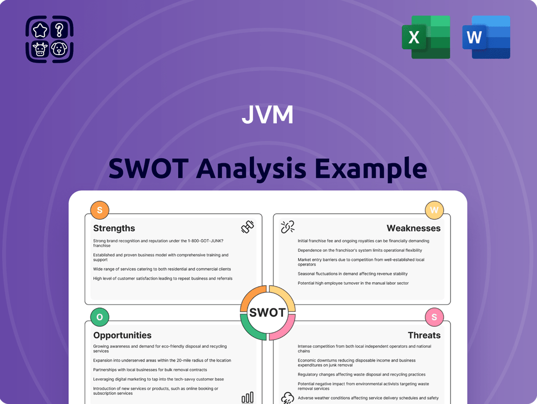 JVM SWOT Analysis
