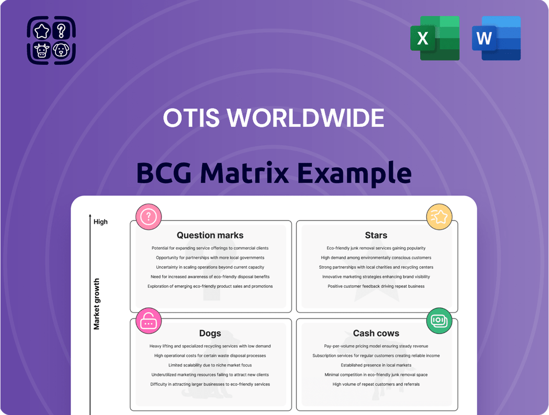 Otis Worldwide Boston Consulting Group Matrix