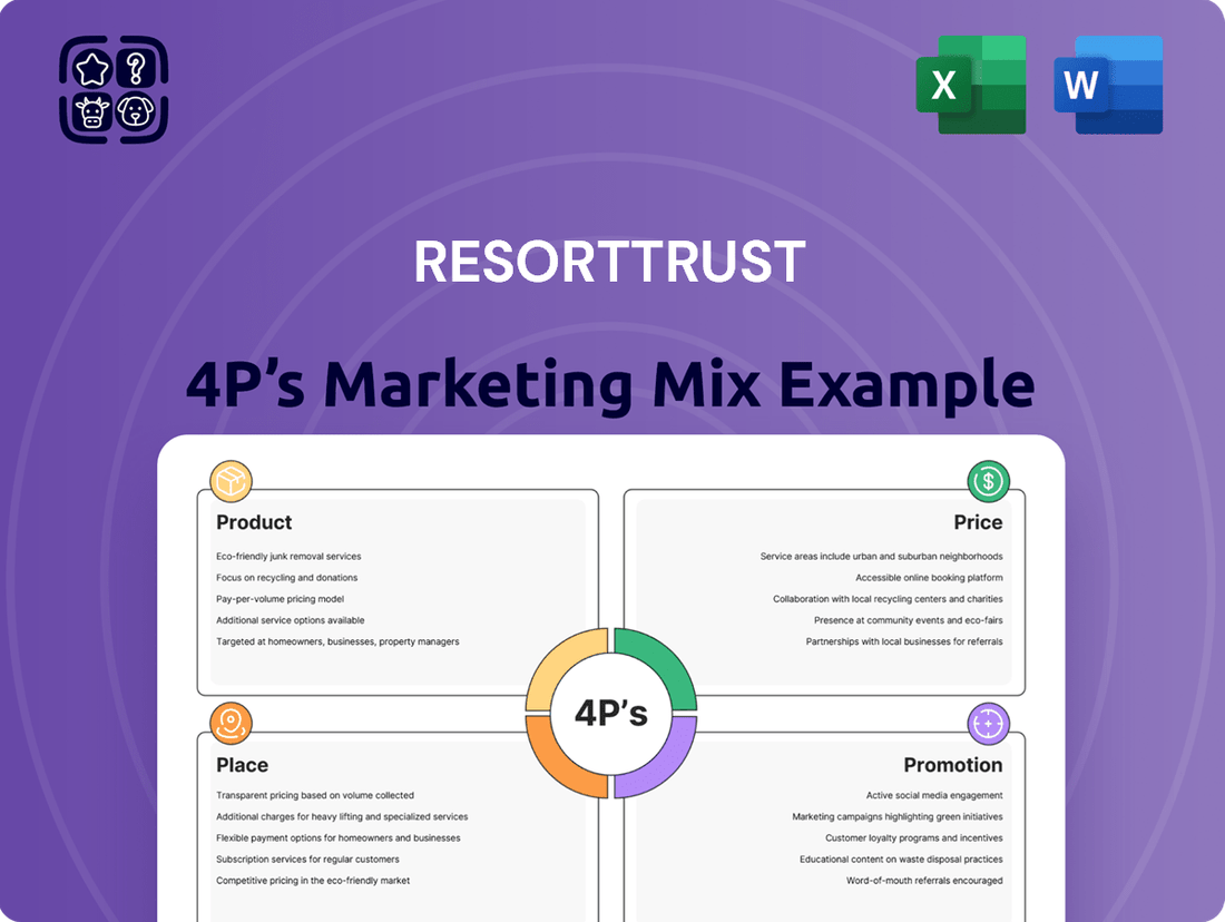 Resorttrust Marketing Mix