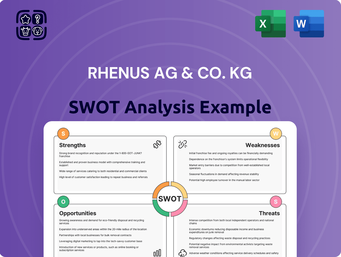 Rhenus AG & Co. KG SWOT Analysis