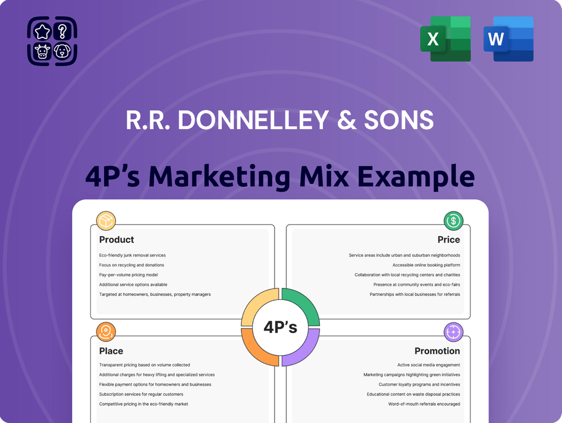 R.R. Donnelley & Sons Marketing Mix
