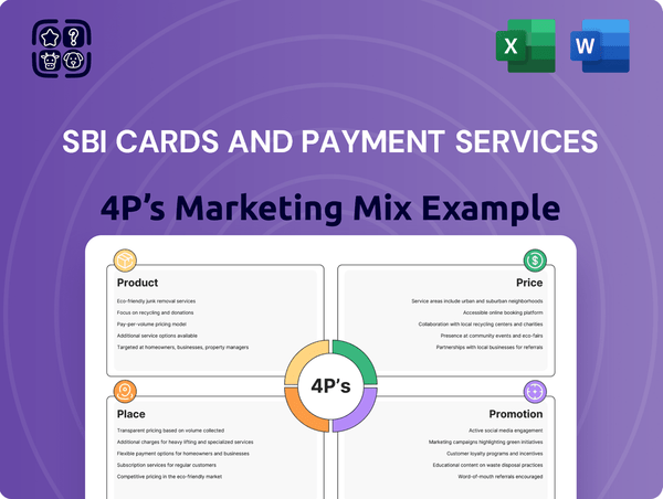 SBI Cards and Payment Services Marketing Mix
