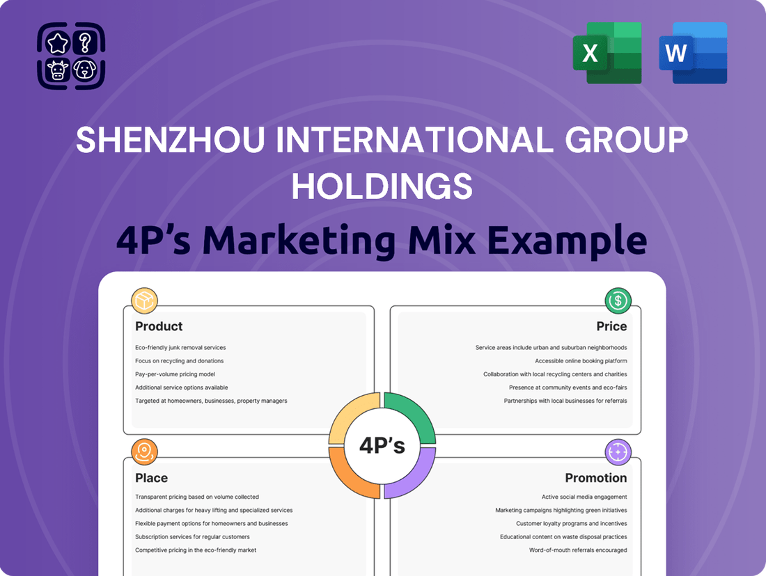 Shenzhou International Group Holdings Marketing Mix