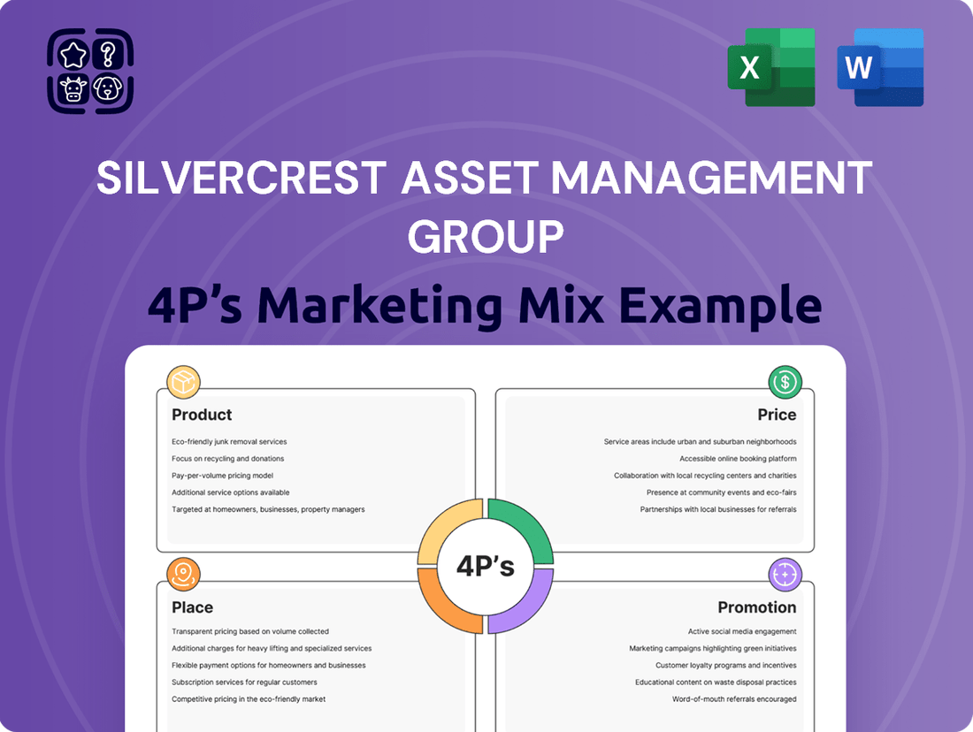 Silvercrest Asset Management Group Marketing Mix