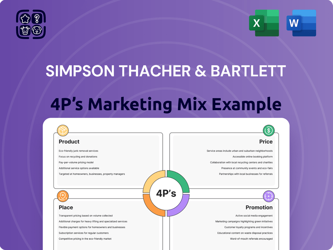 Simpson Thacher & Bartlett Marketing Mix