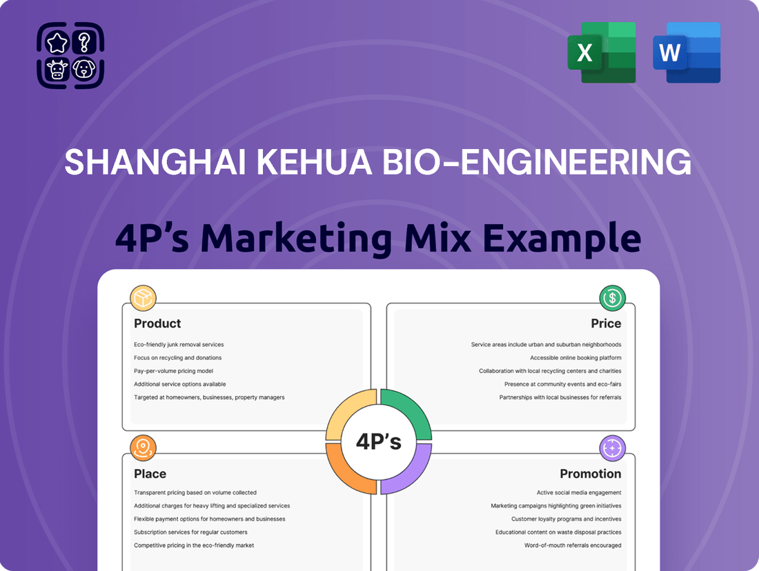 Shanghai Kehua Bio-engineering Marketing Mix