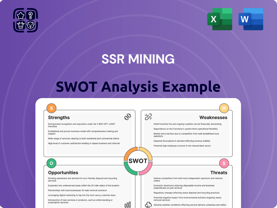 SSR Mining SWOT Analysis