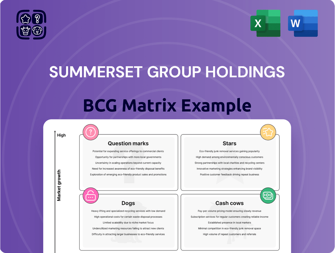 Summerset Group Holdings Boston Consulting Group Matrix