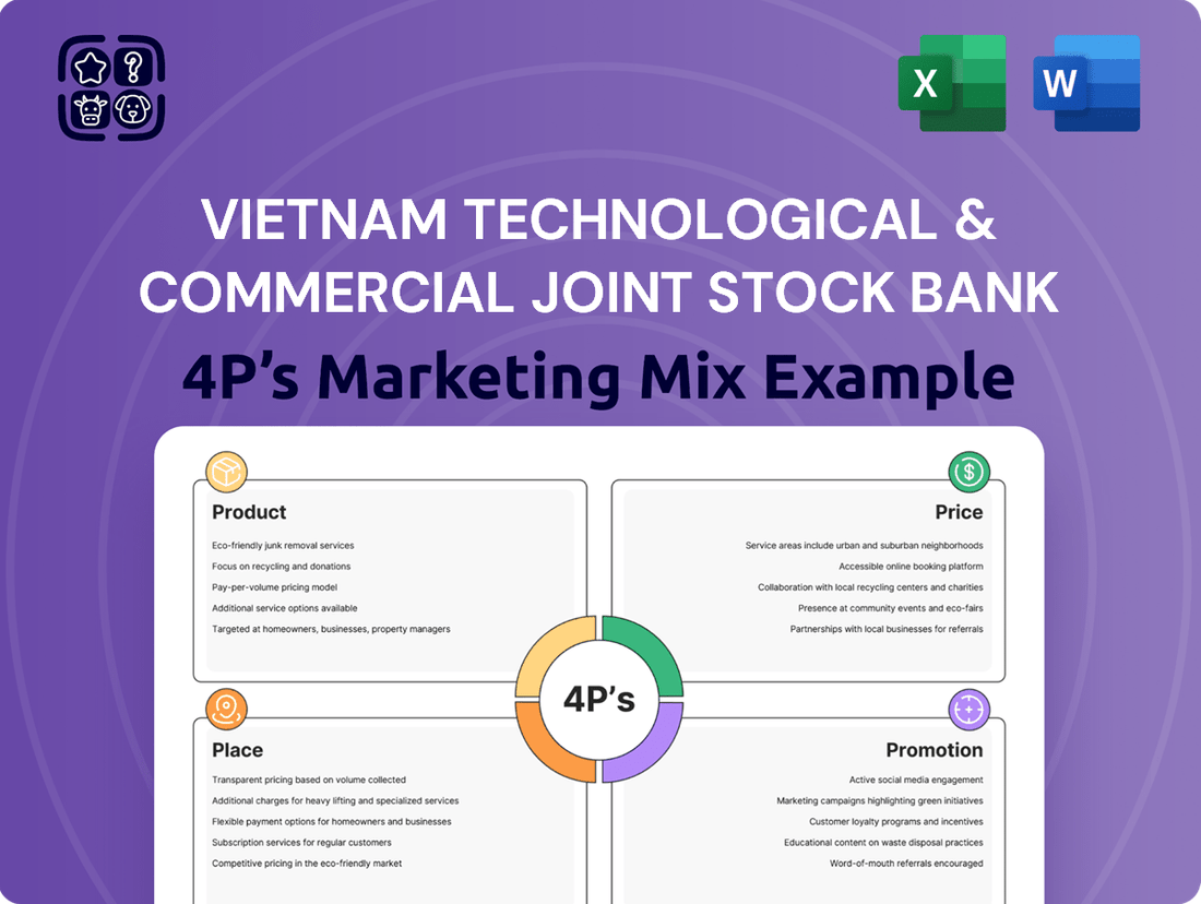 Vietnam Technological & Commercial Joint Stock Bank Marketing Mix