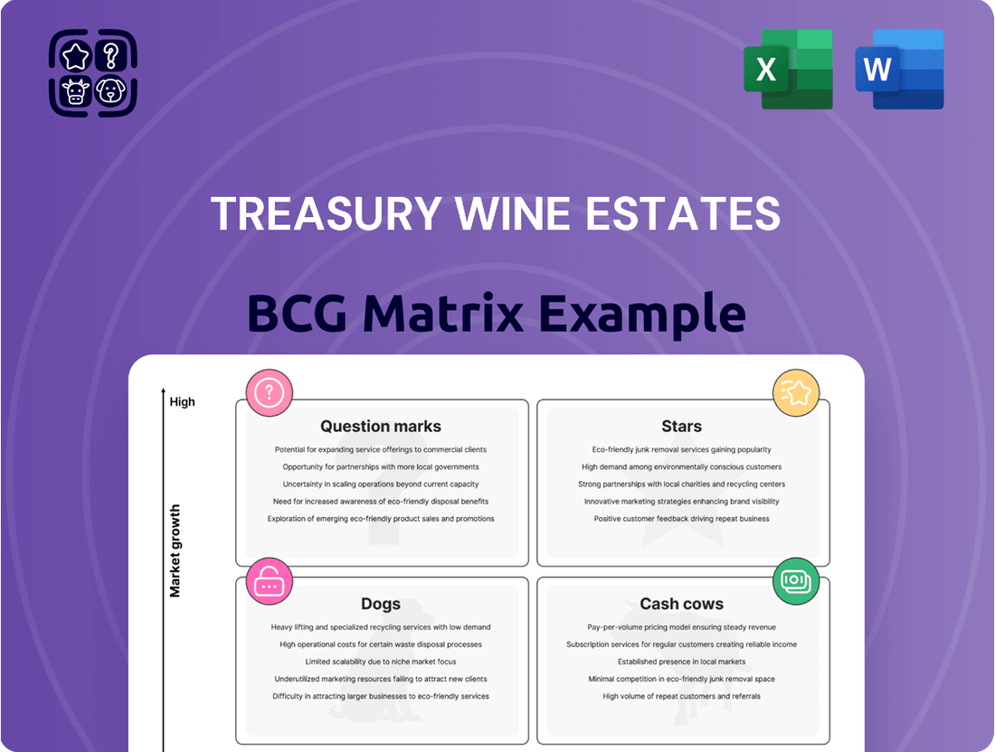 Treasury Wine Estates Boston Consulting Group Matrix