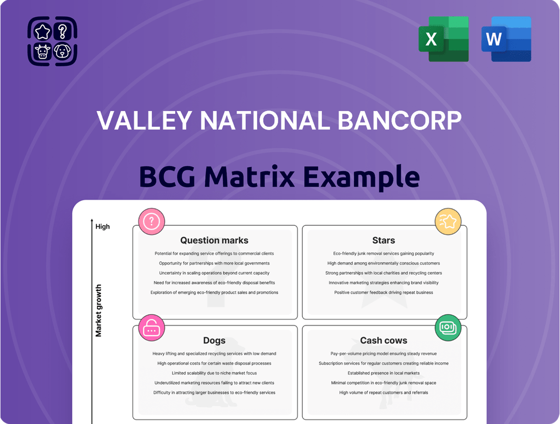 Valley National Bancorp Boston Consulting Group Matrix
