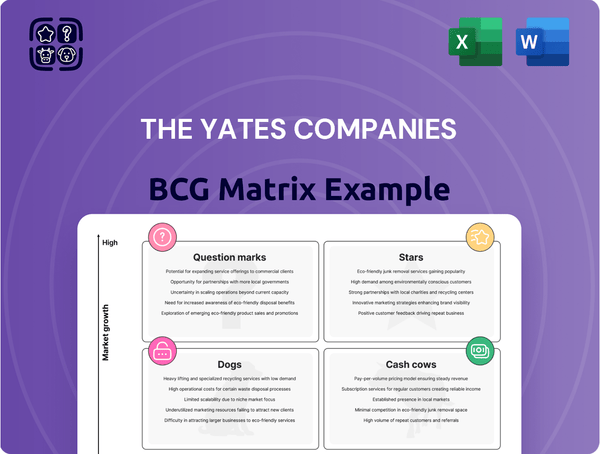 The Yates Companies Boston Consulting Group Matrix