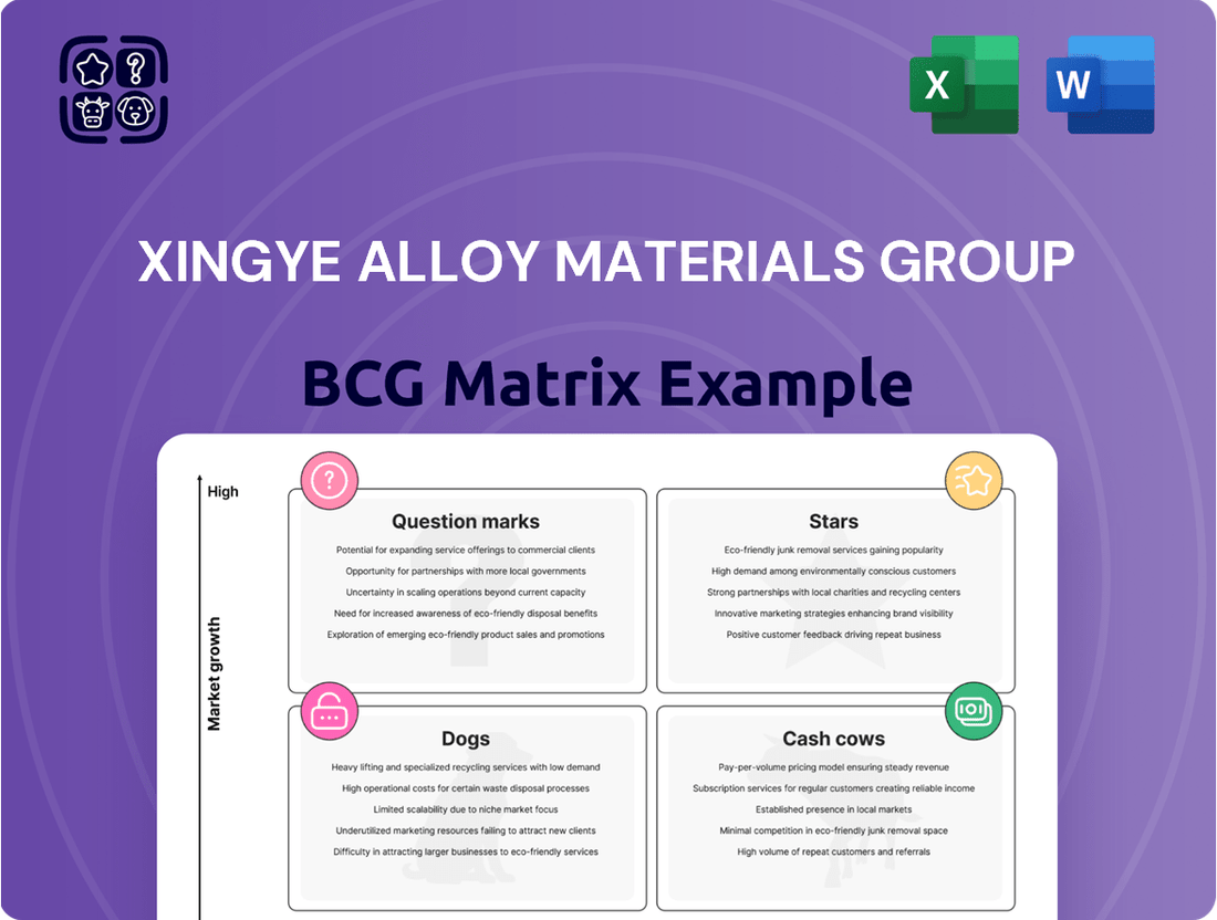 Xingye Alloy Materials Group Boston Consulting Group Matrix